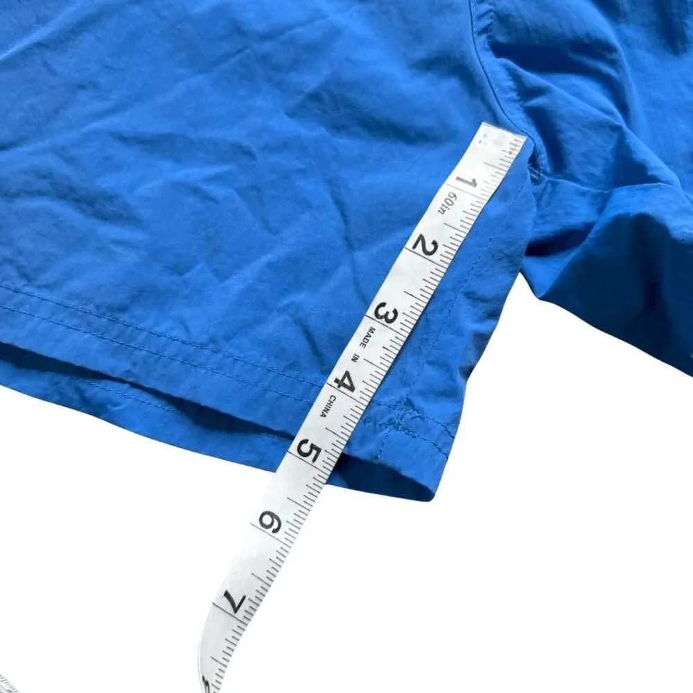 Boss Orange Mens Drawstring Elastic Waist Athletic Swim Trunks Shorts Blue Sz XL